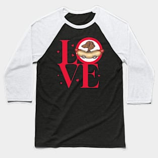 Dachshund Love Baseball T-Shirt